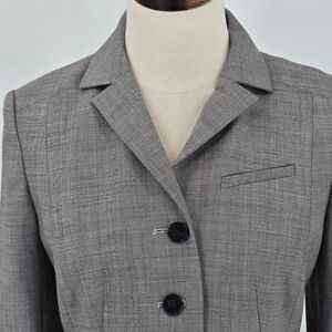 NWT Ann Taylor Blazer Women's 4 Gray Professional Business